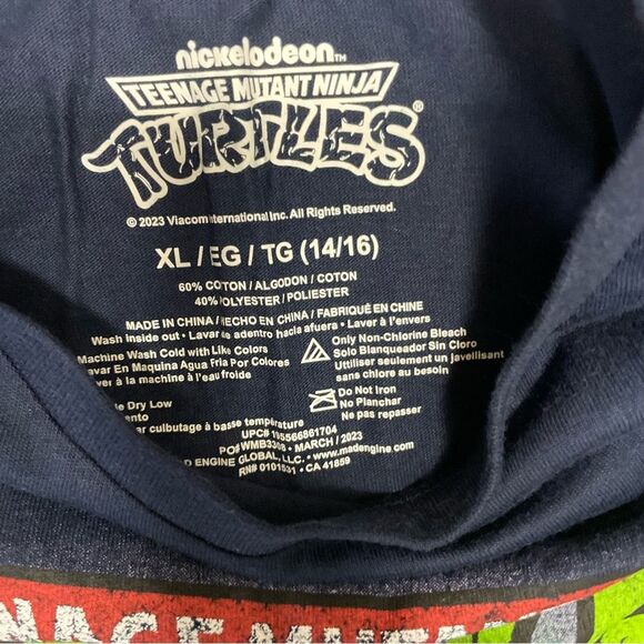 Nickelodeon Teenage Mutant Ninja Turtles Tee boys XL 14-16 - Picture 2 of 2